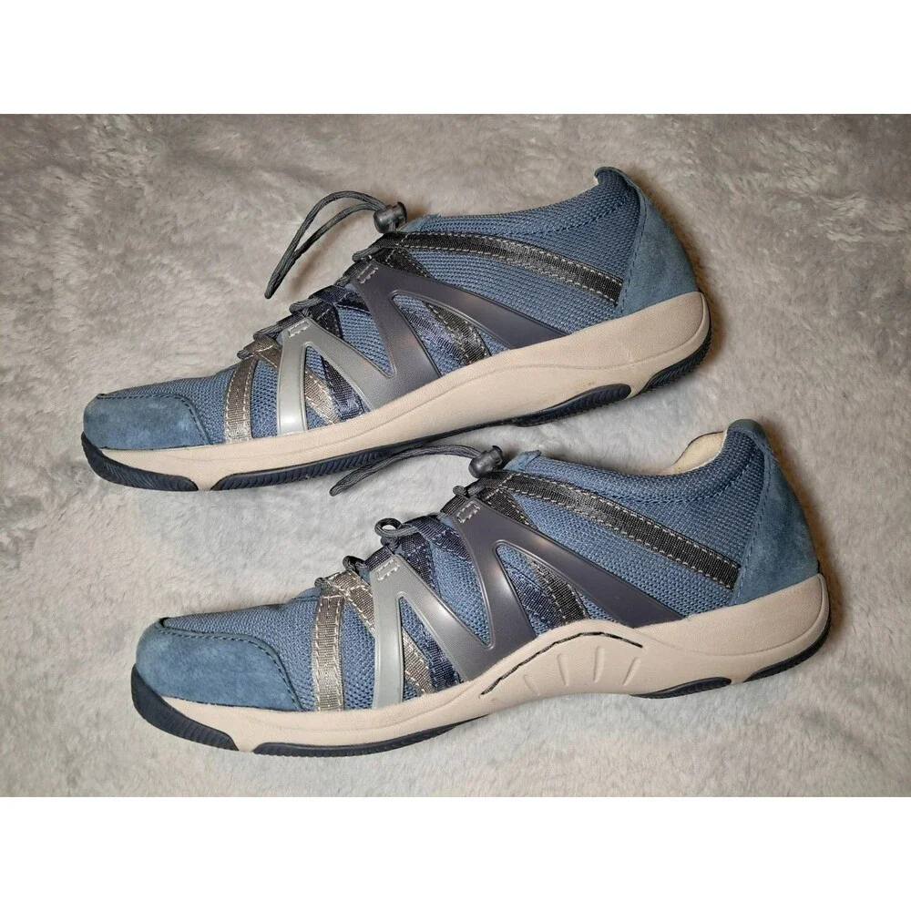 Dansko Womens 8.5 US /39 Henriette Comfort Sneaker Shoe Added Support Blue